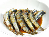 フライパンで牛すき定食のたれ_いわしの生姜煮